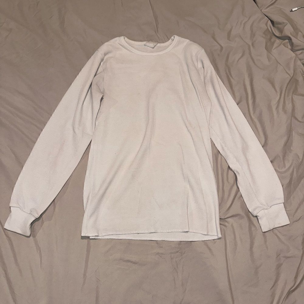 Long sleeve white thermal for the snow women’s size S
